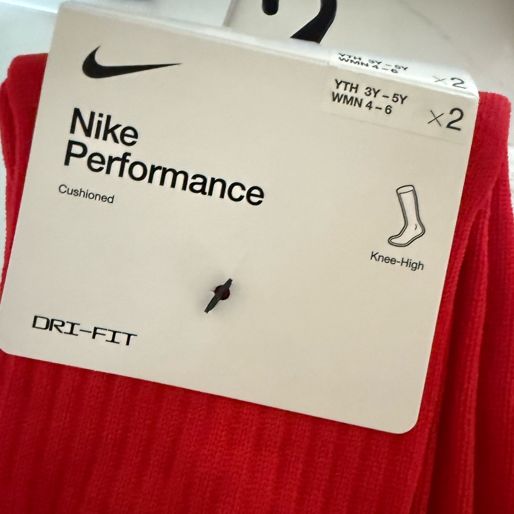 Nike Youth Baseball Drifit Red Socks